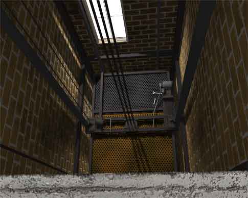 Maya render: Elevator Maintenance